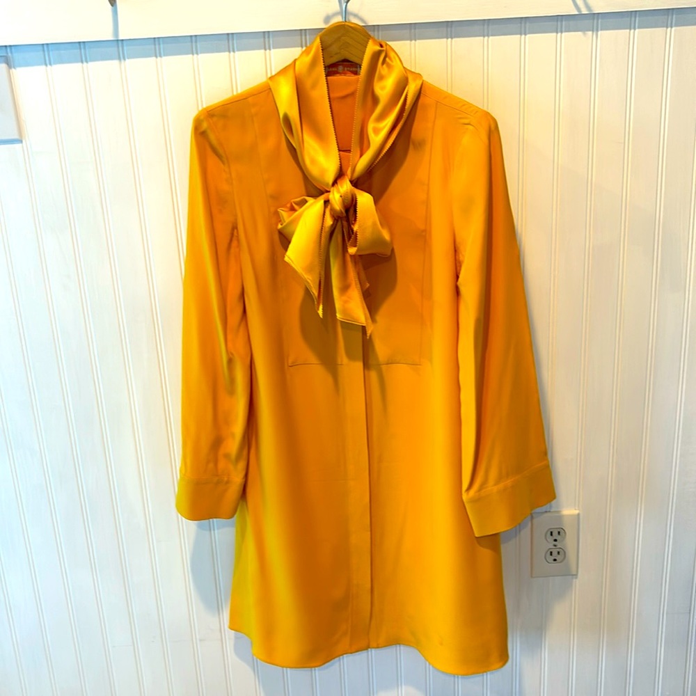 Tory Burch silk shirt dress